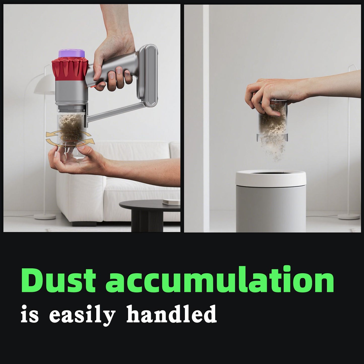 Portable Wireless Car Vacuum Cleaner 4 in 1 Handheld Air Duster Rechargeable Mini Vacuum for Pet Hair Keyboard Car Interior