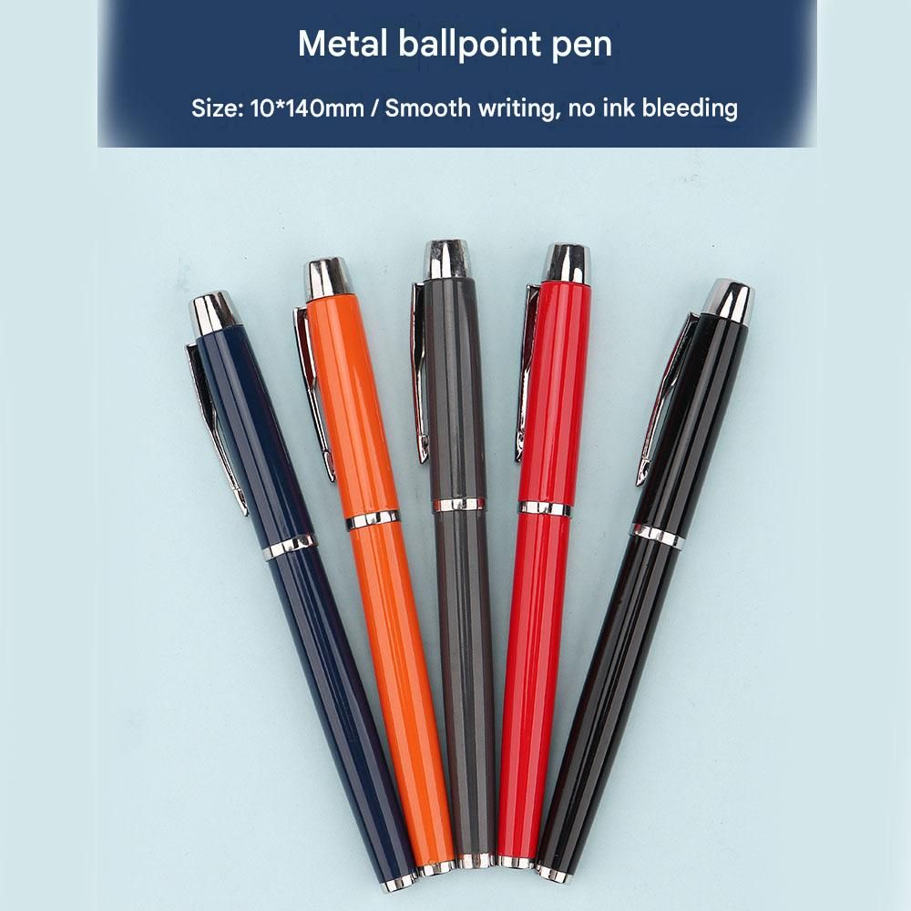 Orange Executive A5 Notebook Gift Set with Metal Pen, Business Card Holder and Keychain for Corporate Gifts, Client Appreciation and Office Professionals