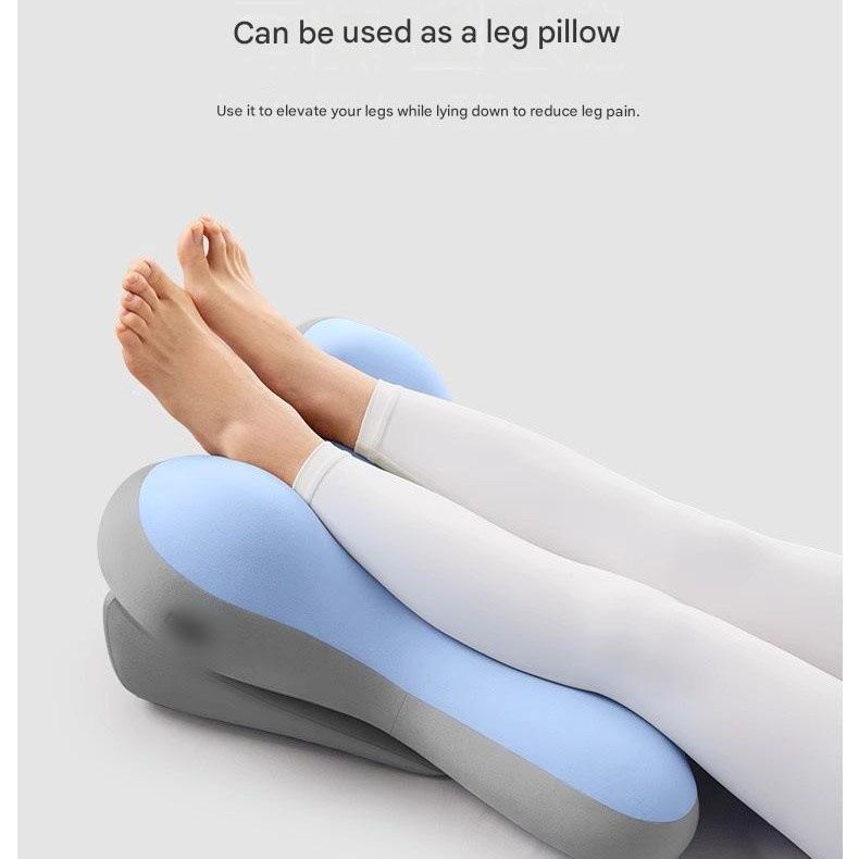 Green Memory Foam Reading Pillow & Back Support Cushion with Adjustable Wedge, Ergonomic Neck and Lumbar Support for Bed, Sofa, Reading, Gaming and Relaxation