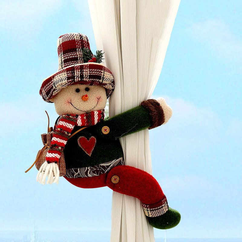 Christmas Home Comfort Set with Flannel Throw Blanket 130x150cm, Plush Indoor Slippers AU 4-5 and Snowman Curtain Tiebacks Set of 2, Festive Holiday Gift Bundle