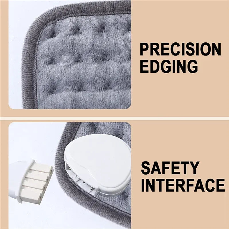 Electric Heating Pad 50*100cm with 9 Heat Levels and 4 Timer Settings, Washable Full Body Heating Mat for Back, Waist, Legs and Shoulders