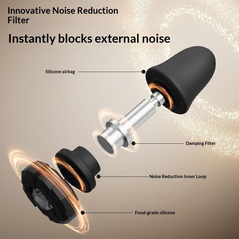 Black 3-in-1 Focus & Productivity Set: Magnetic Mechanical Timer, Noise-Reducing Earplugs & Rechargeable Clip-On LED Reading Light