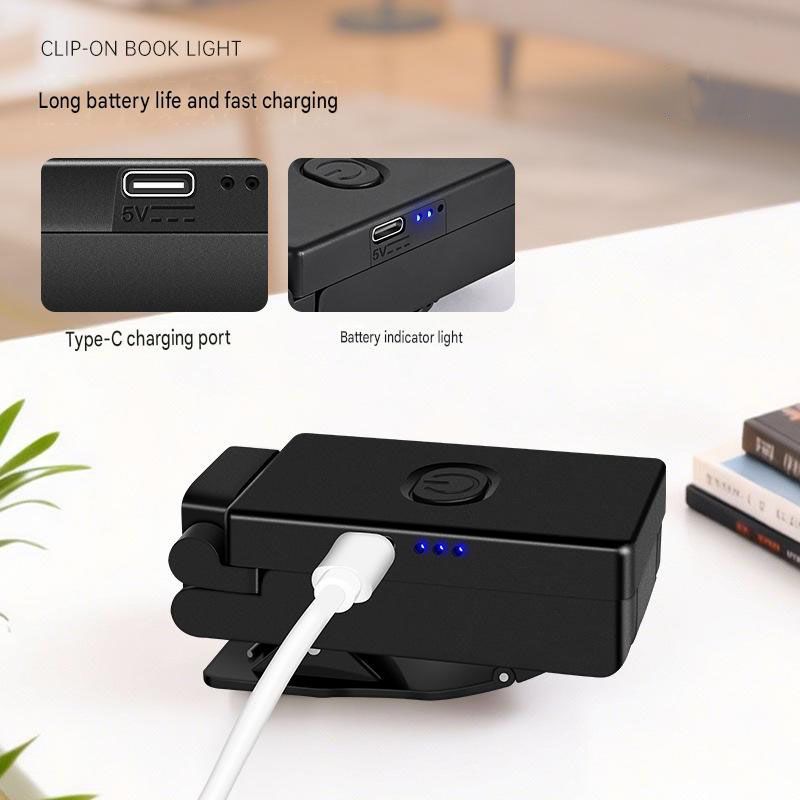 Black 3-in-1 Focus & Productivity Set: Magnetic Mechanical Timer, Noise-Reducing Earplugs & Rechargeable Clip-On LED Reading Light