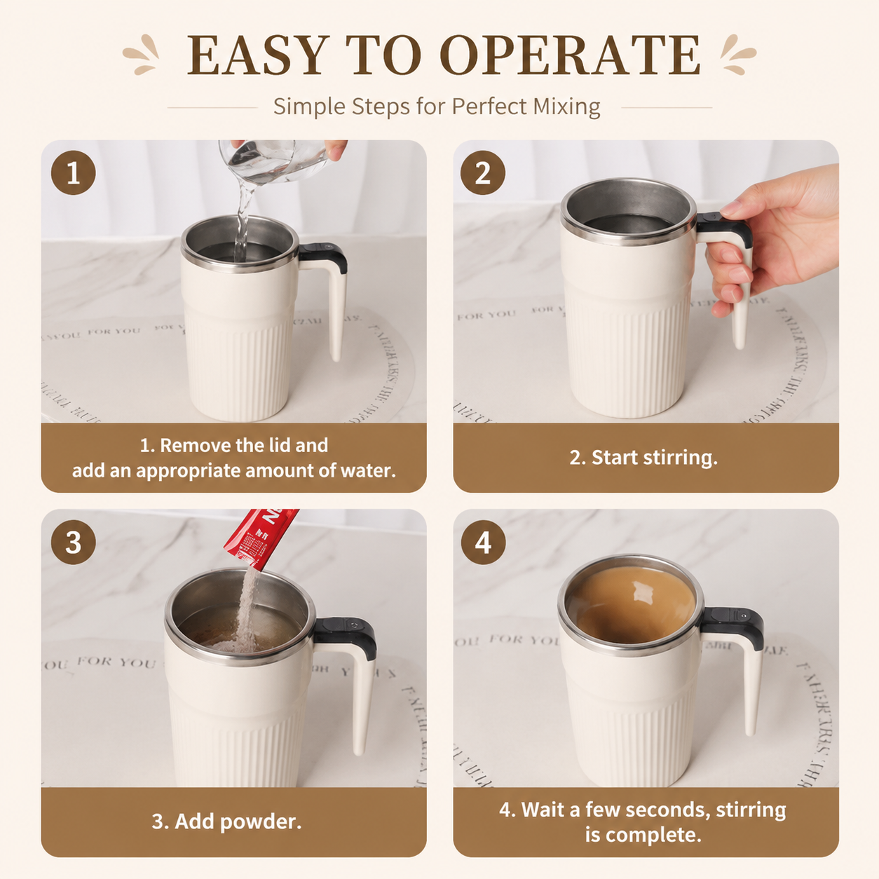 Green Electric Self Stirring Mug with Temperature Display Type-C Rechargeable Insulated Coffee Mixing Cup Portable Magnetic Stirring Mug for Coffee Milk Protein Shake Home Office Use