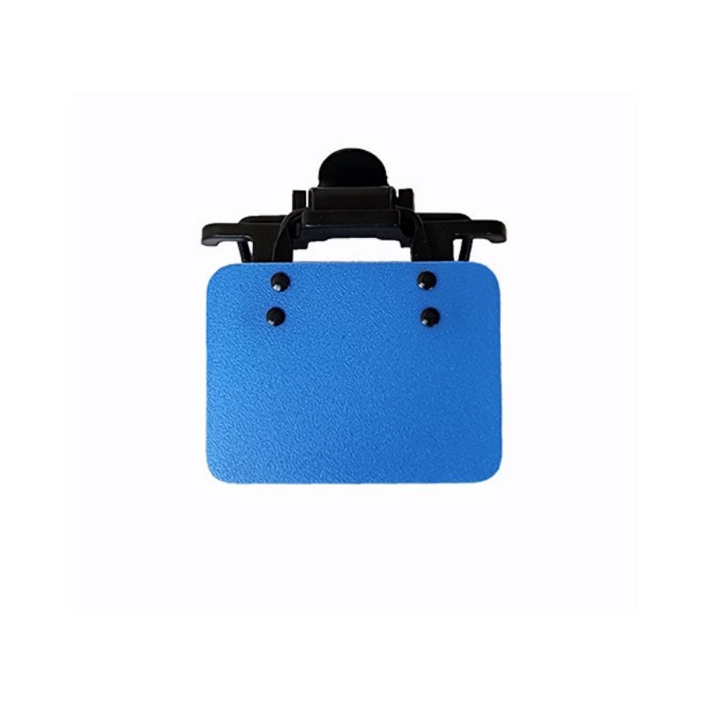 ISSF Flip-Up Eyeshield Sport Shooting Eye Shield Aim Blocker Targeting Sight Cover Blinding - Blue-Vertical 3x4cm