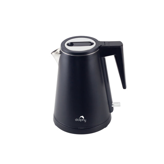 0.8L Stainless Steel Kettle - Black
(Double Layer)
