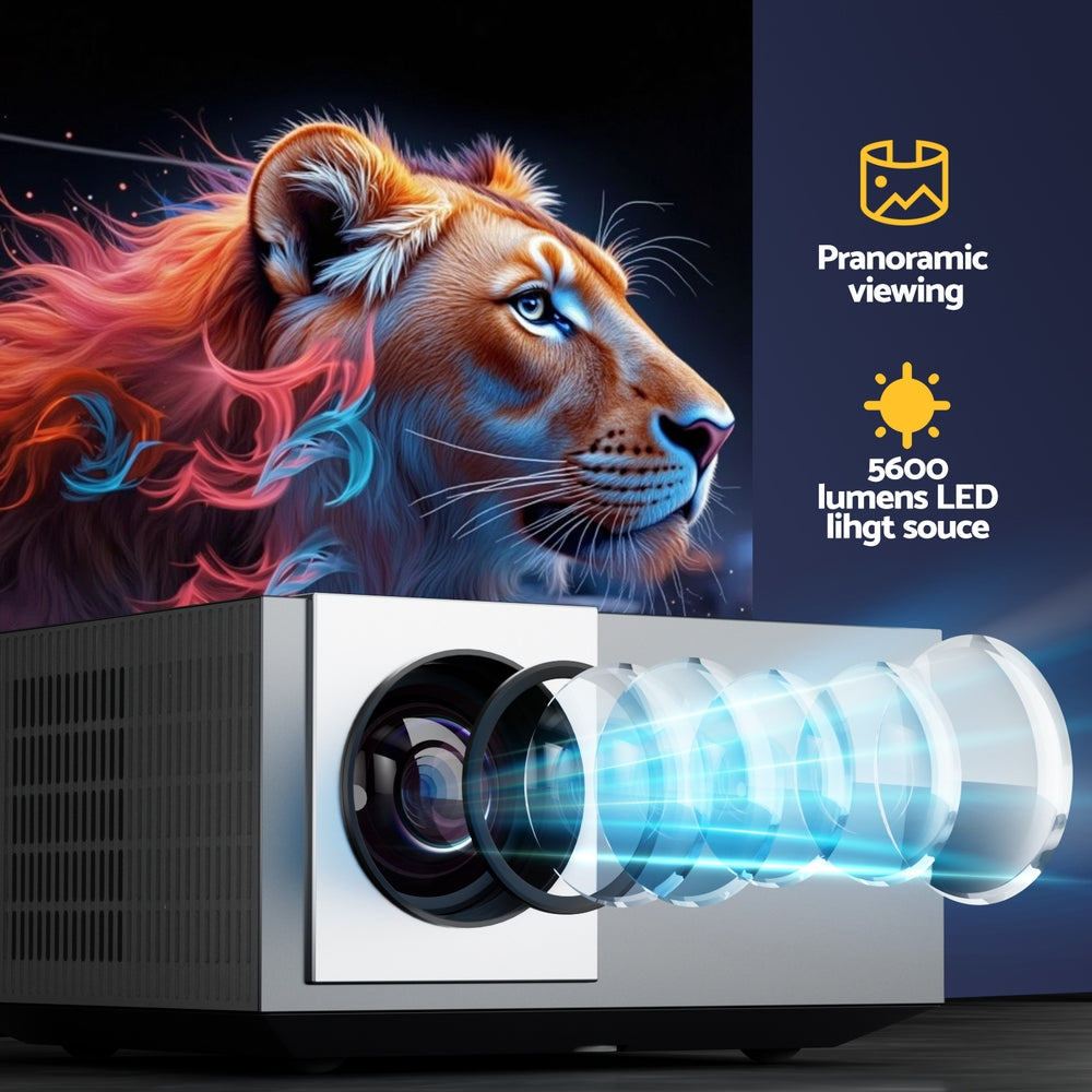 Devanti Video Project 4K 1080P Official Google TV 5G Wifi Home Cinema